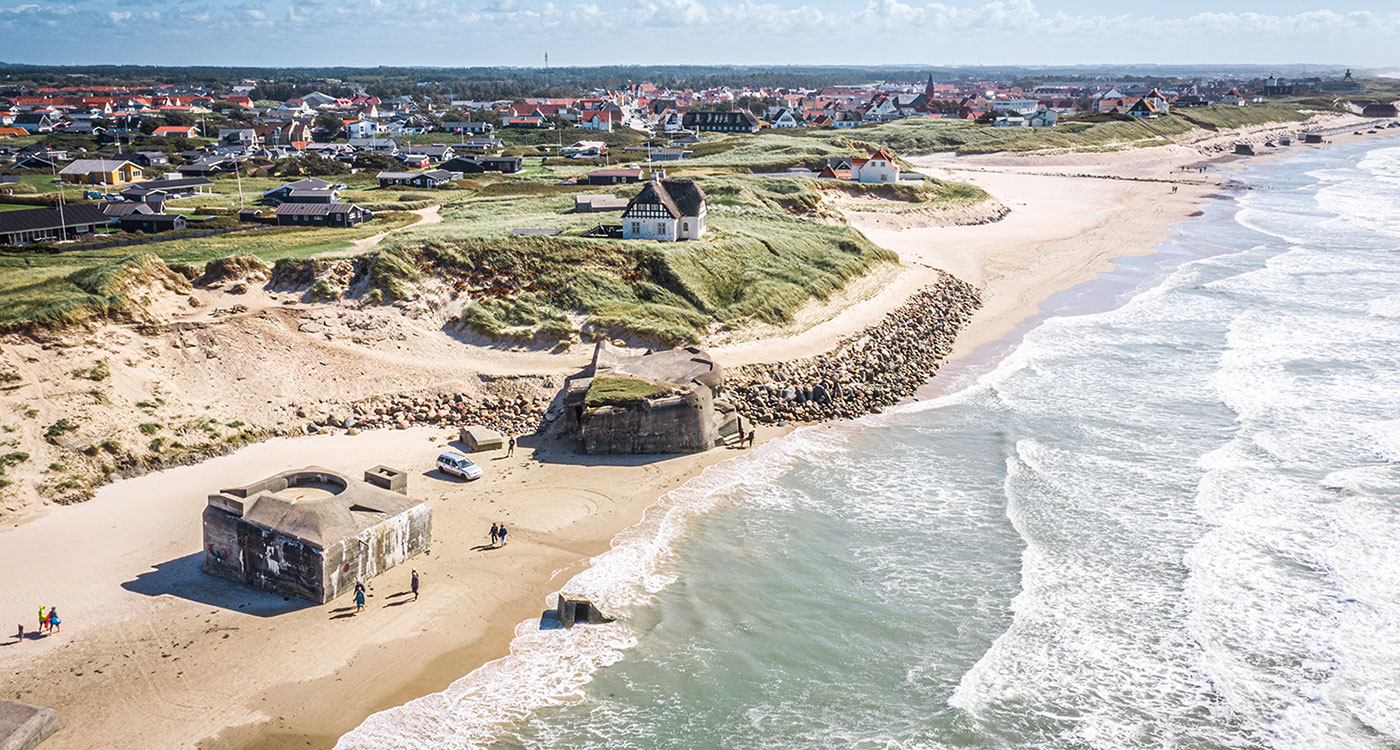 Løkken bunkers på stranden