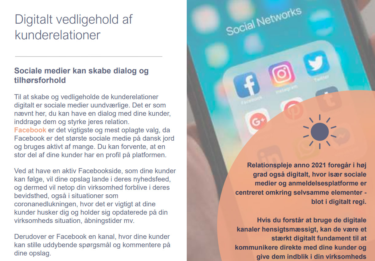 Webinar, Digitalt vedligehold af kunderelationer