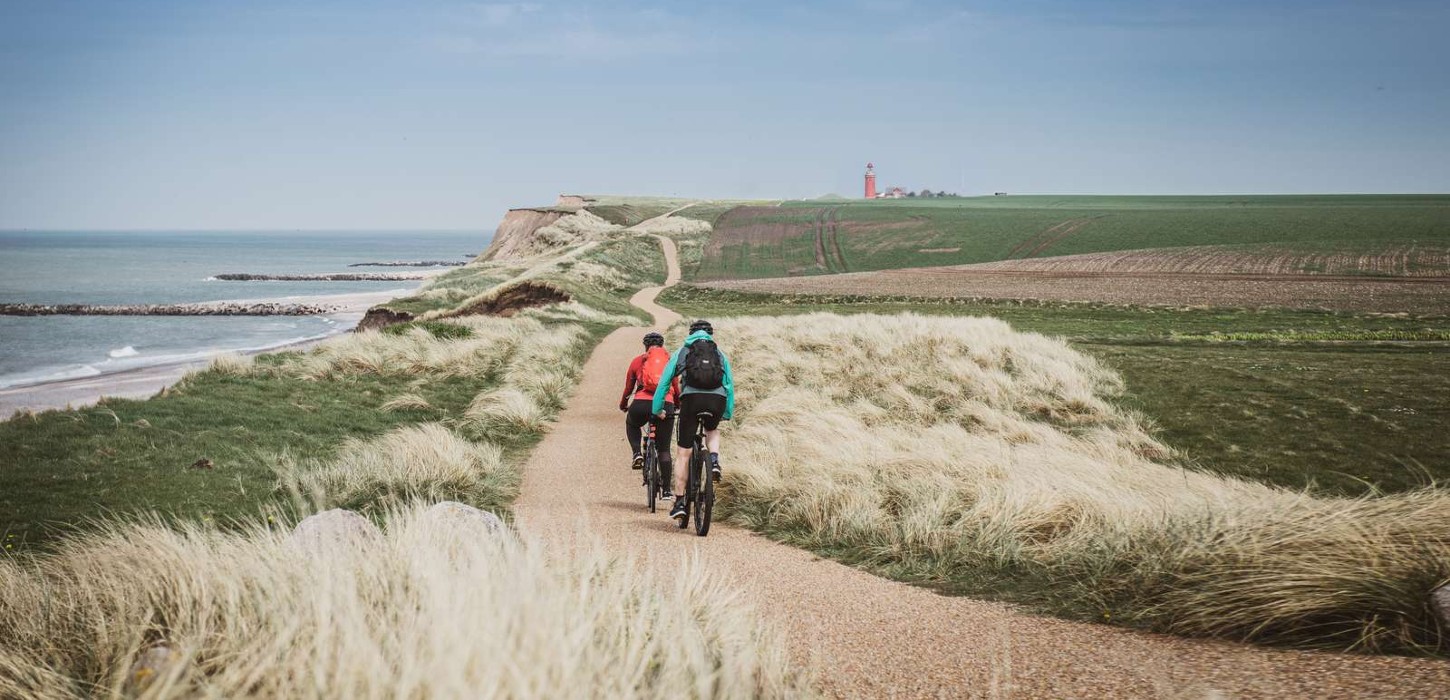 Cyklister på vestkystruten