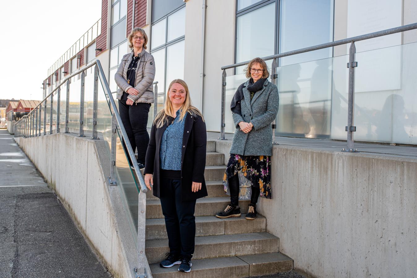 Helle, Betina og Karin i Lemvig