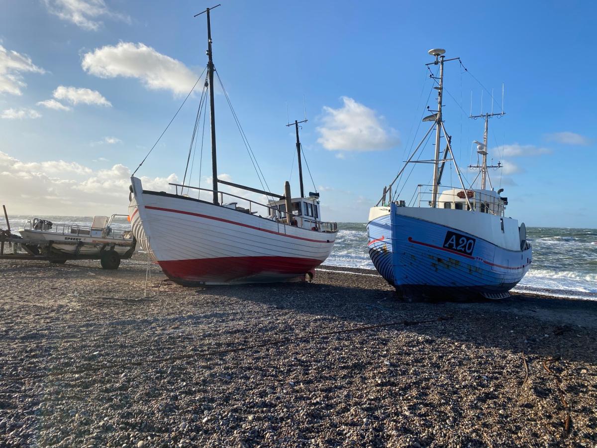 Fiskekuttere i Lild Strand