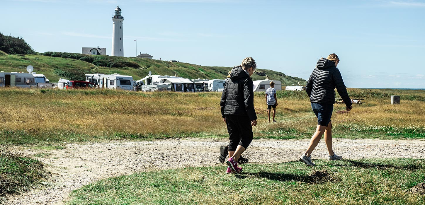 Camping ved Hirtshals Fyr
