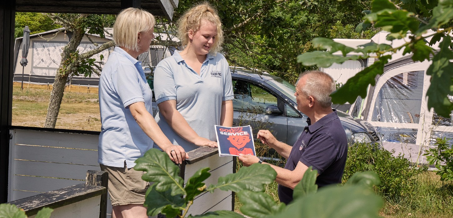 Præsentation af gæsteservice materiale