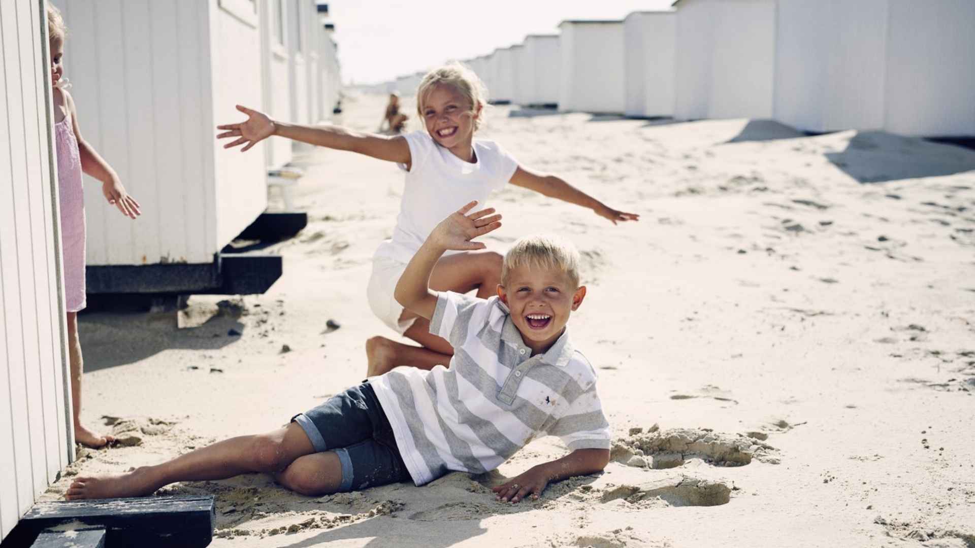 Børn på Løkken Strand