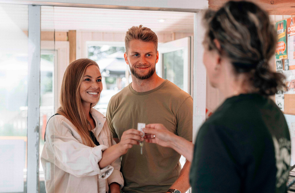 Tolne Camping - nøgle udlevering