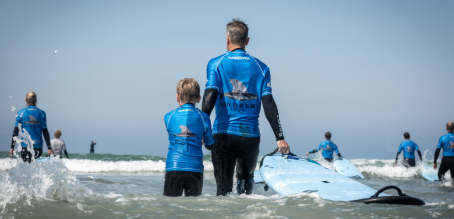 Børnevenlig surfing, North Shore Surf