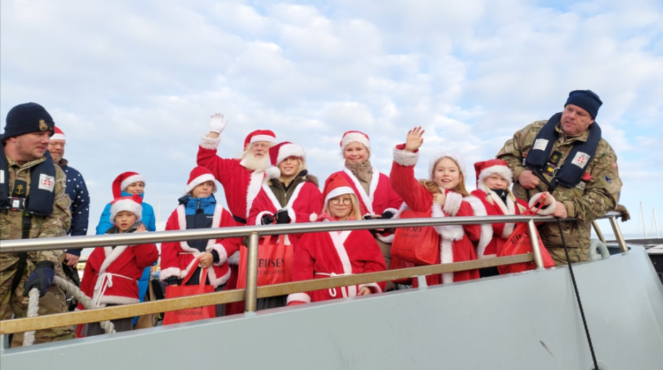 Juleskibet kommer til Lemvig