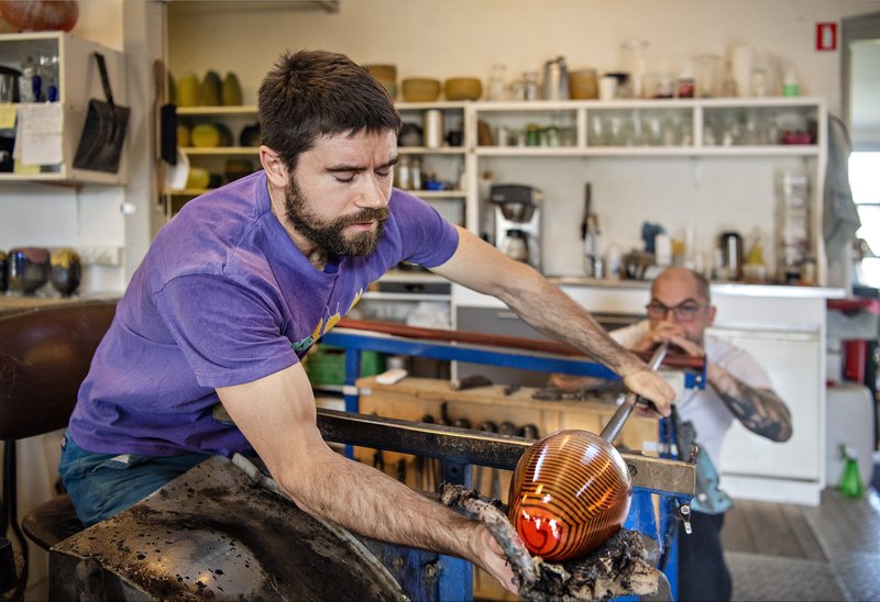 Glaspuster i Lønstrup