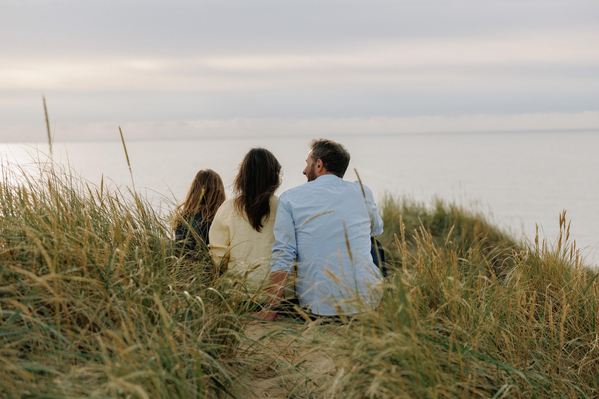 Familie_udsigt_klitterne ved Rubjerg Knude