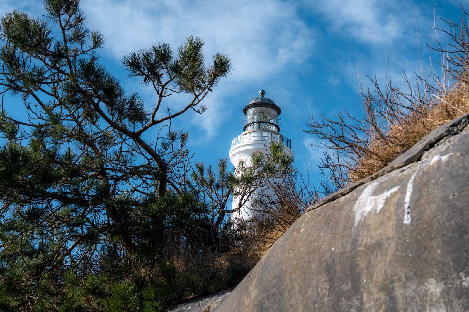 Hirtshals fyr fra afstand