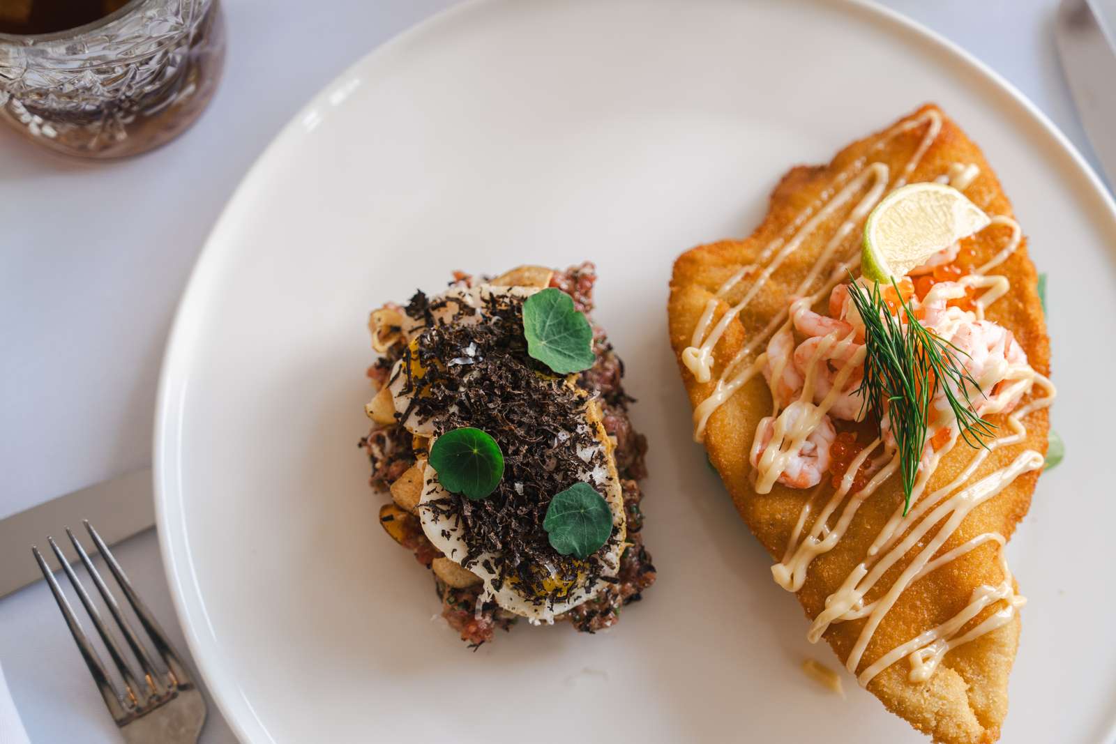 Strandhotellet Blokhus. Restaurant Blå. Fisk