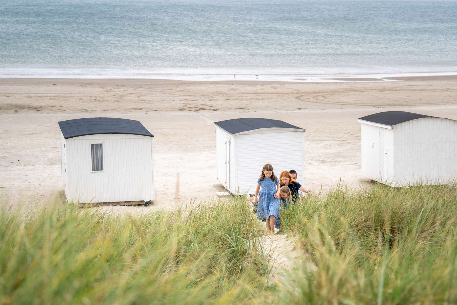 Løkken strand familie