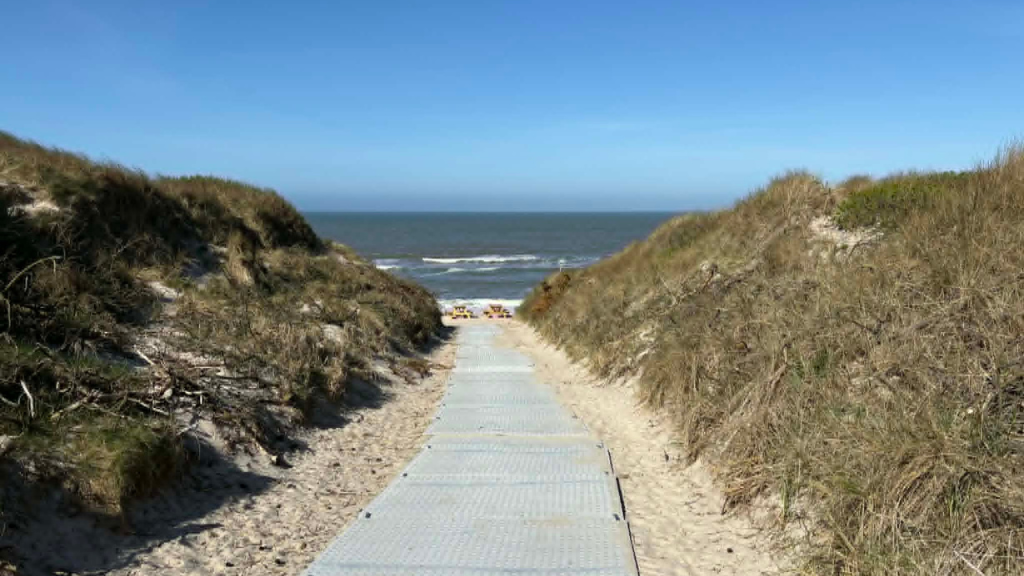 Handicapvenlig adgang til stranden i Vedersø Klit