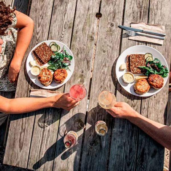 Thorupstrand frokost på stranden