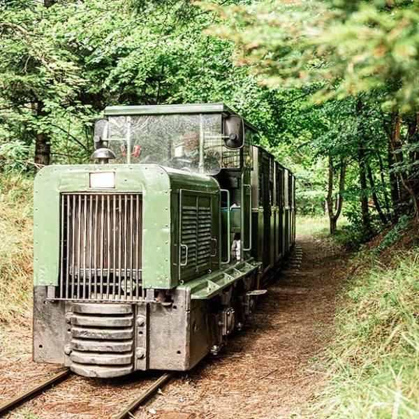 Toget ved bunkermuseet Hanstholm