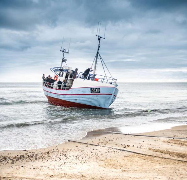 Fiskekutter på vesterhavet