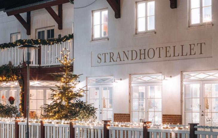 Jul ved Strandhotellet i Blokhus